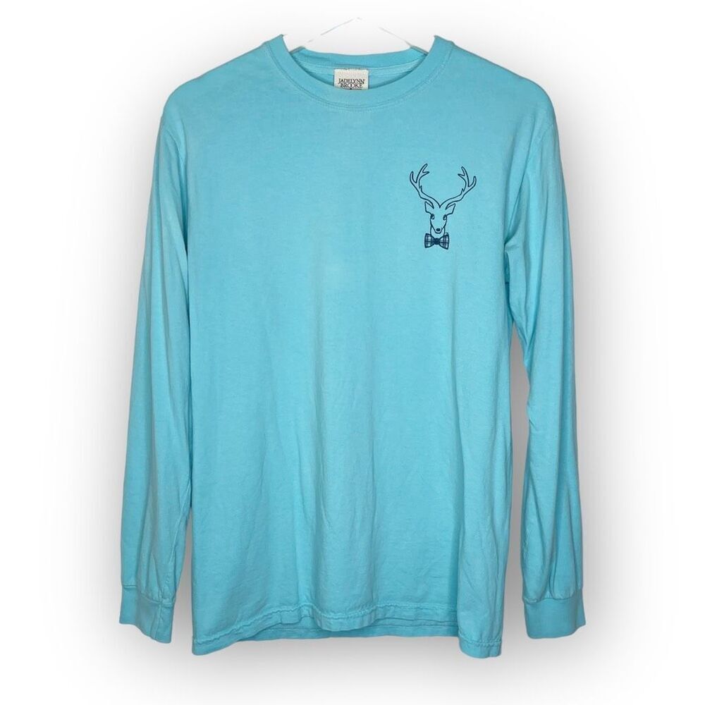 Jadelynn Brooke Deerly Southern Long Sleeve T Shirt Reindeer Women’s Size Small